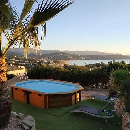 Magnifique Avec Superbe Vue Mer Sur Agosta 度假居